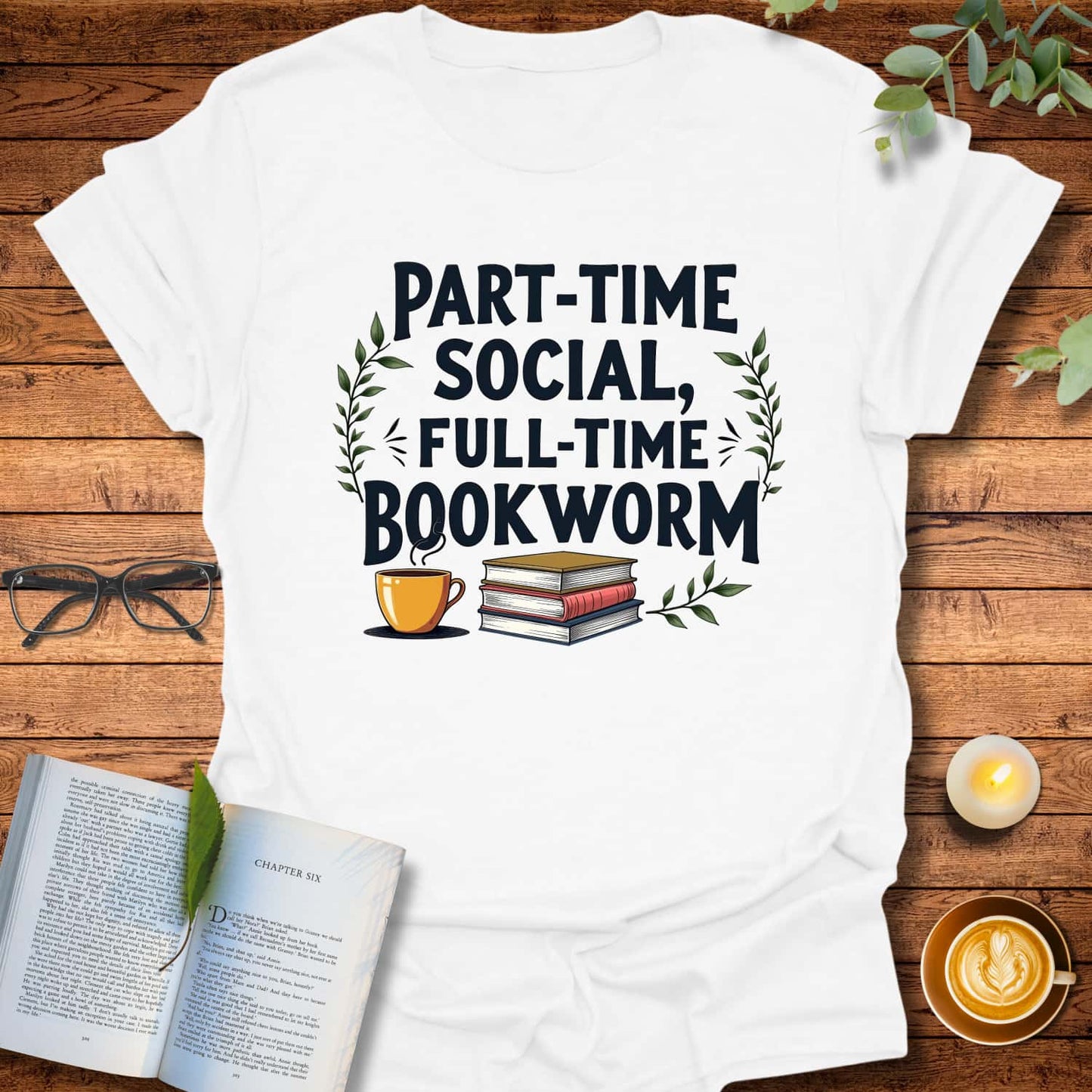 Full-Time Bookworm T-Shirt