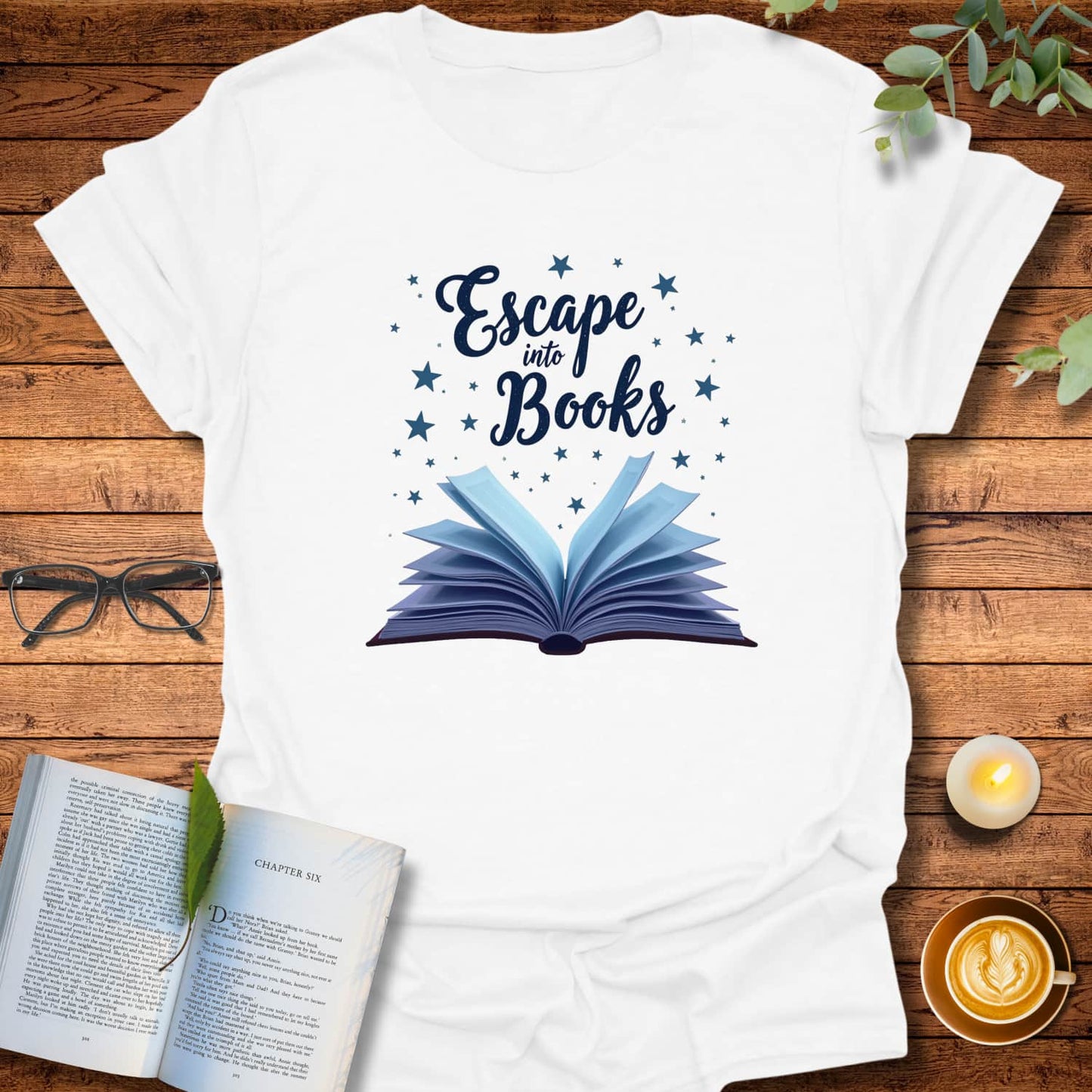 Escape Into Books T-Shirt