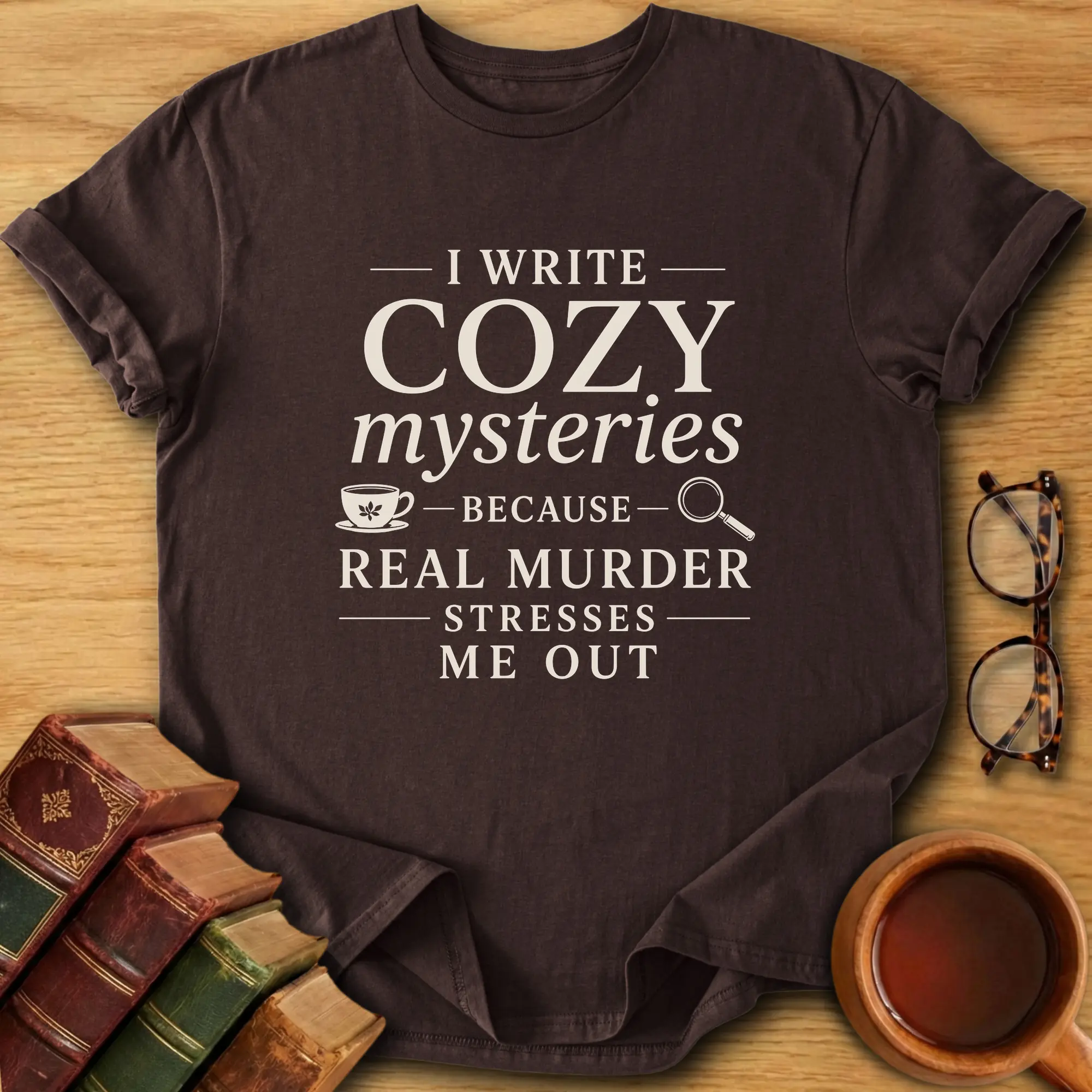 Cozy Mystery Writing T-Shirt