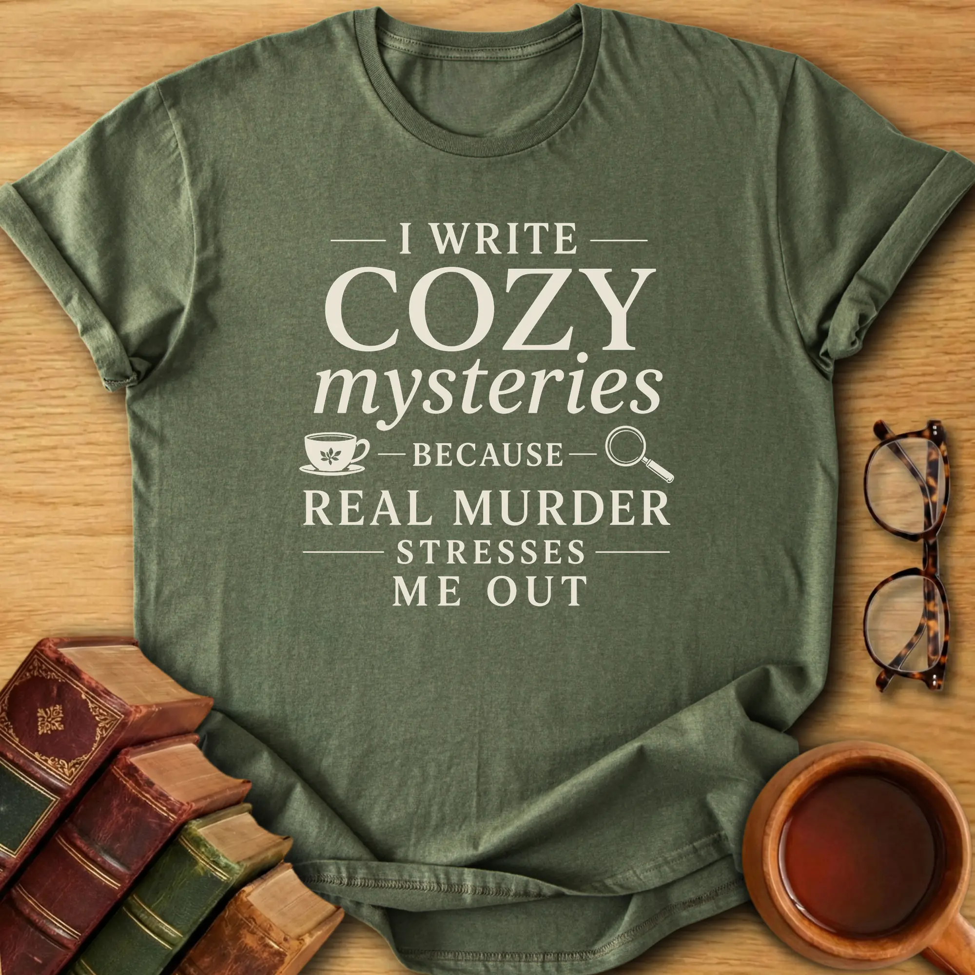 Cozy Mystery Writing T-Shirt
