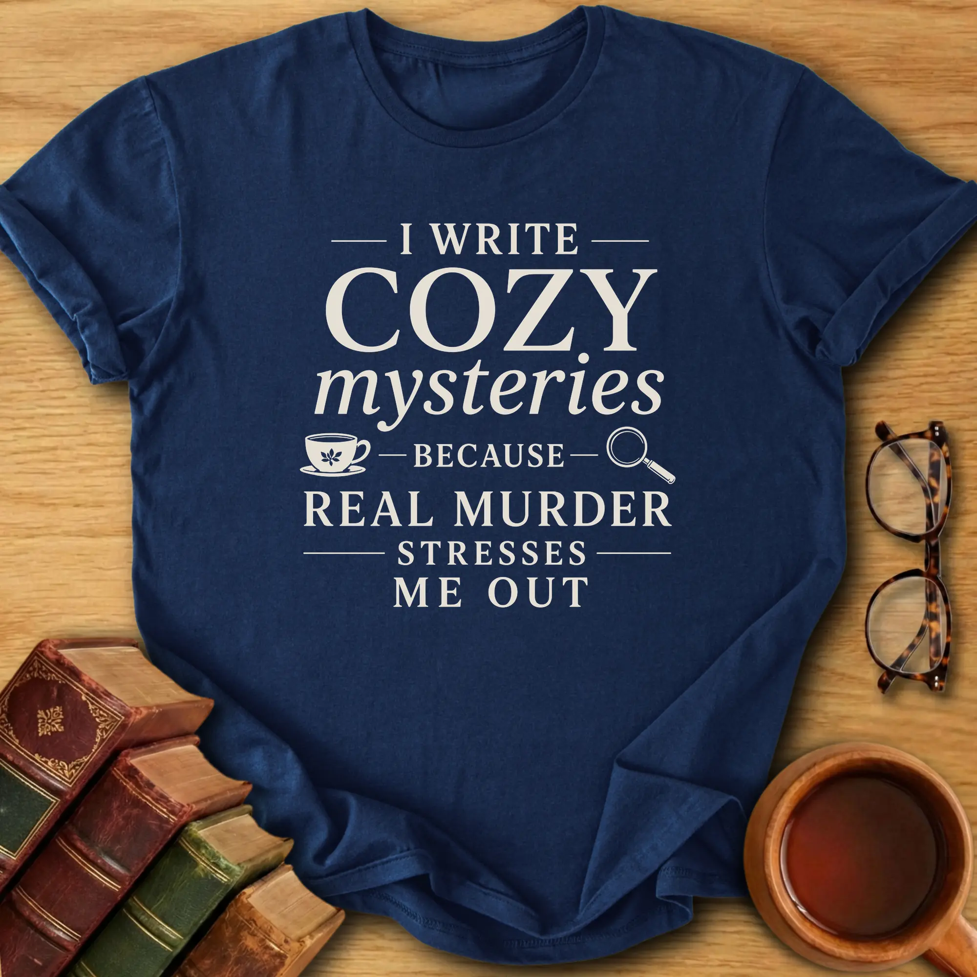 Cozy Mystery Writing T-Shirt